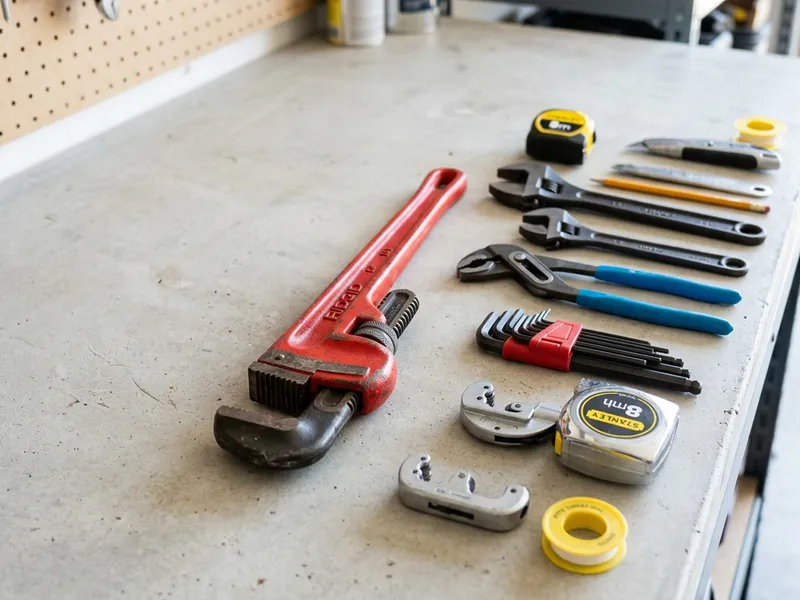 Professional plumbers in Lake Ozark, MO equipped with top-tier tools for residential and commercial plumbing services.